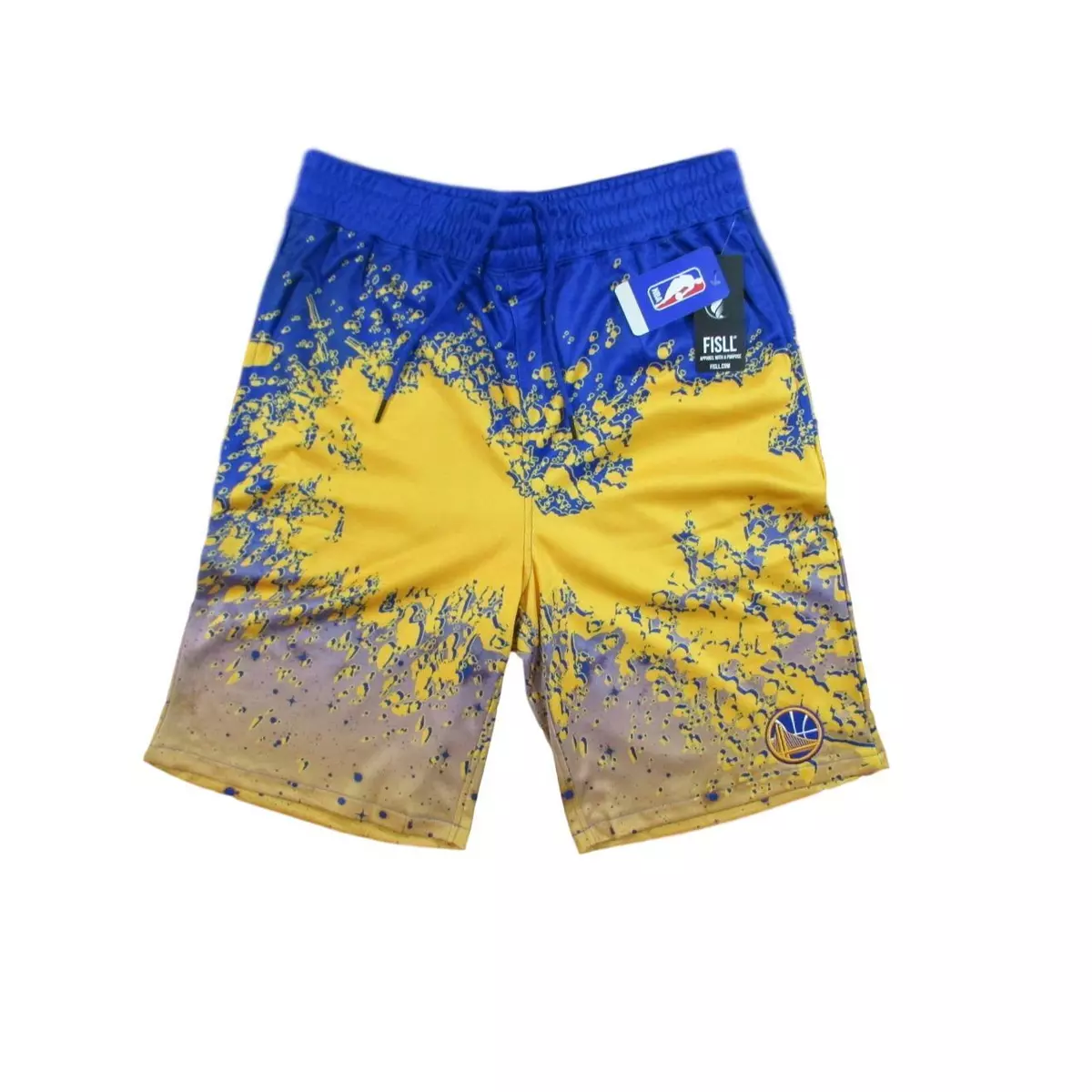 Golden State Warriors Paint Splatter Basketball Shorts