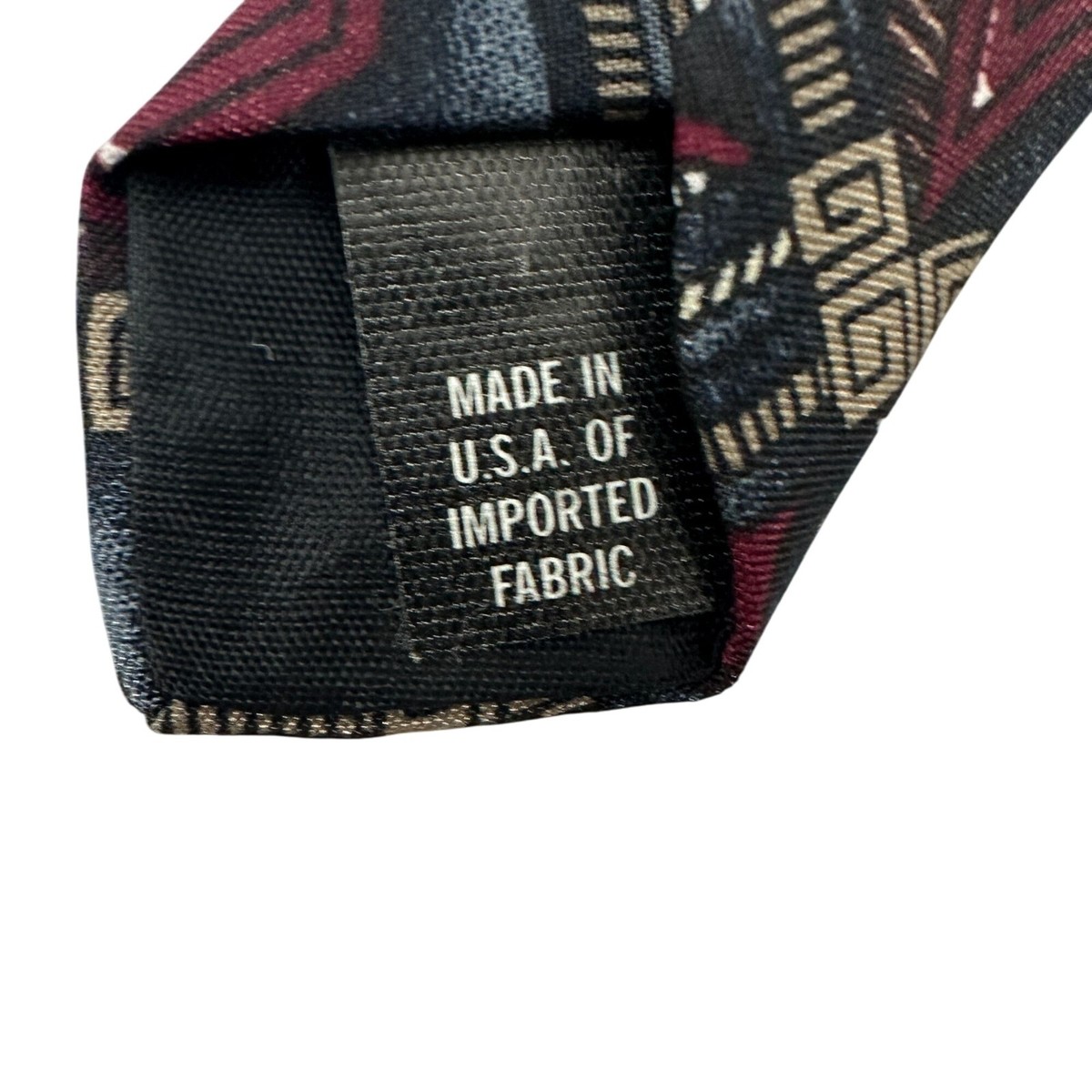 Vintage 615 Collection Geometric Pattern Tie View 3