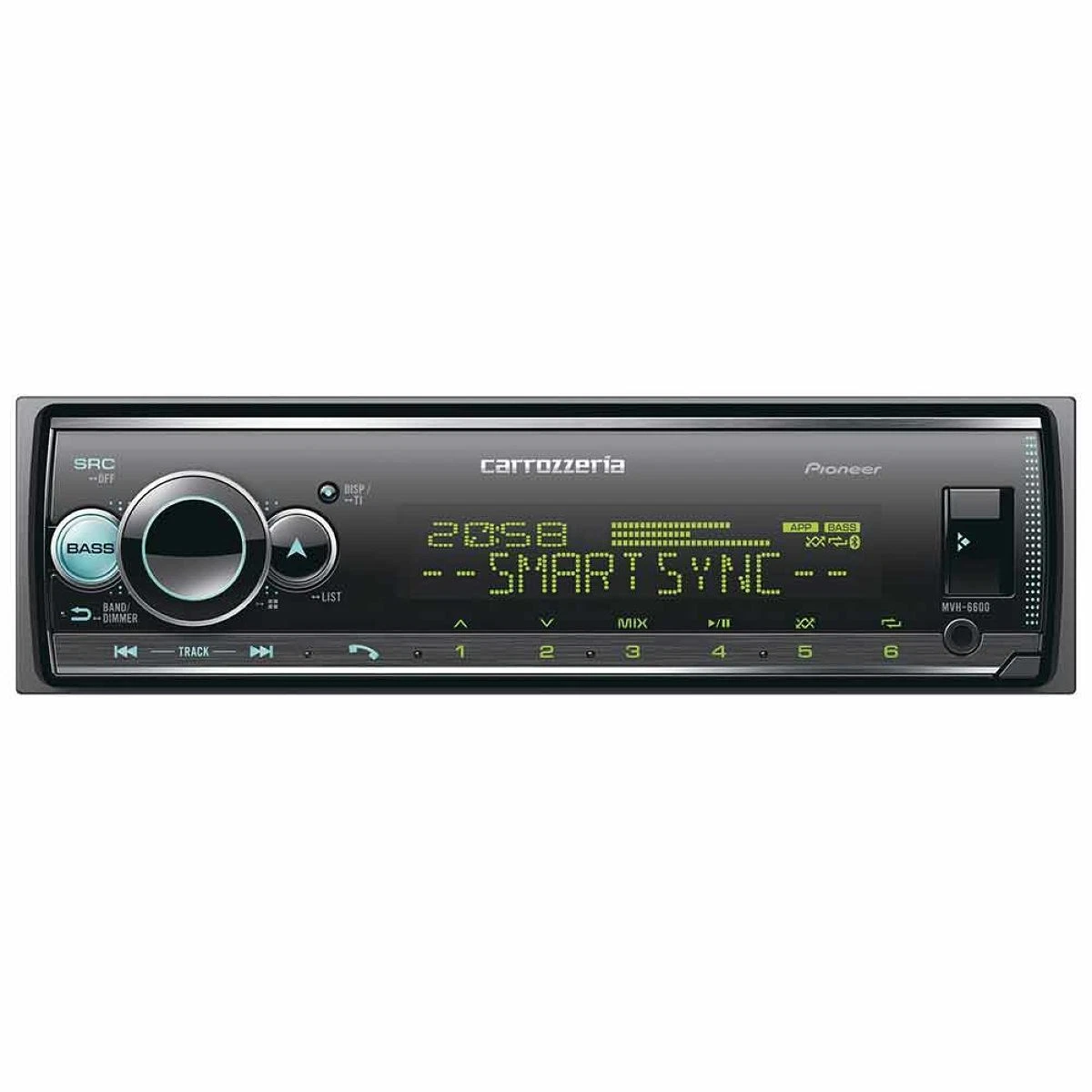 carrozzeria MVH-6600 Bluetooth USB Tuner DSP Main Unit Japanese Japan