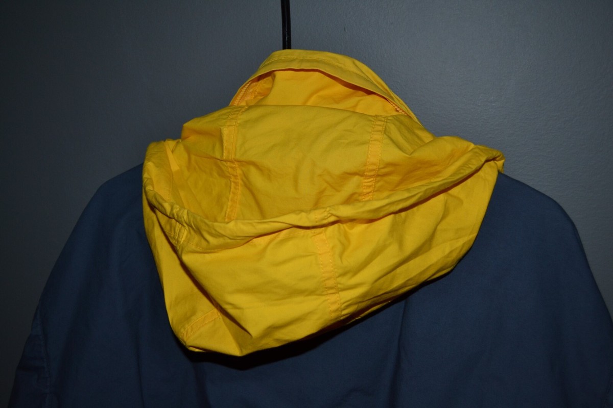 Paul & Shark M size Vintage Yachting Jacket Blue Yellow Bretagne