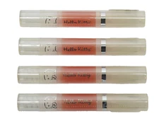 Hello Kitty Sanrio Sephora Lip Gloss Peach Pie Gloss Shiny Pink 4pcs