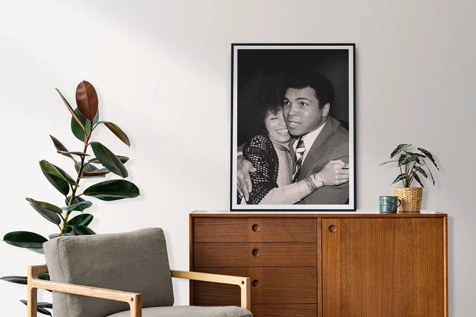 Angela Davis and Muhammad Ali Poster Premium Quality Choose your Size - Image 3 of 4