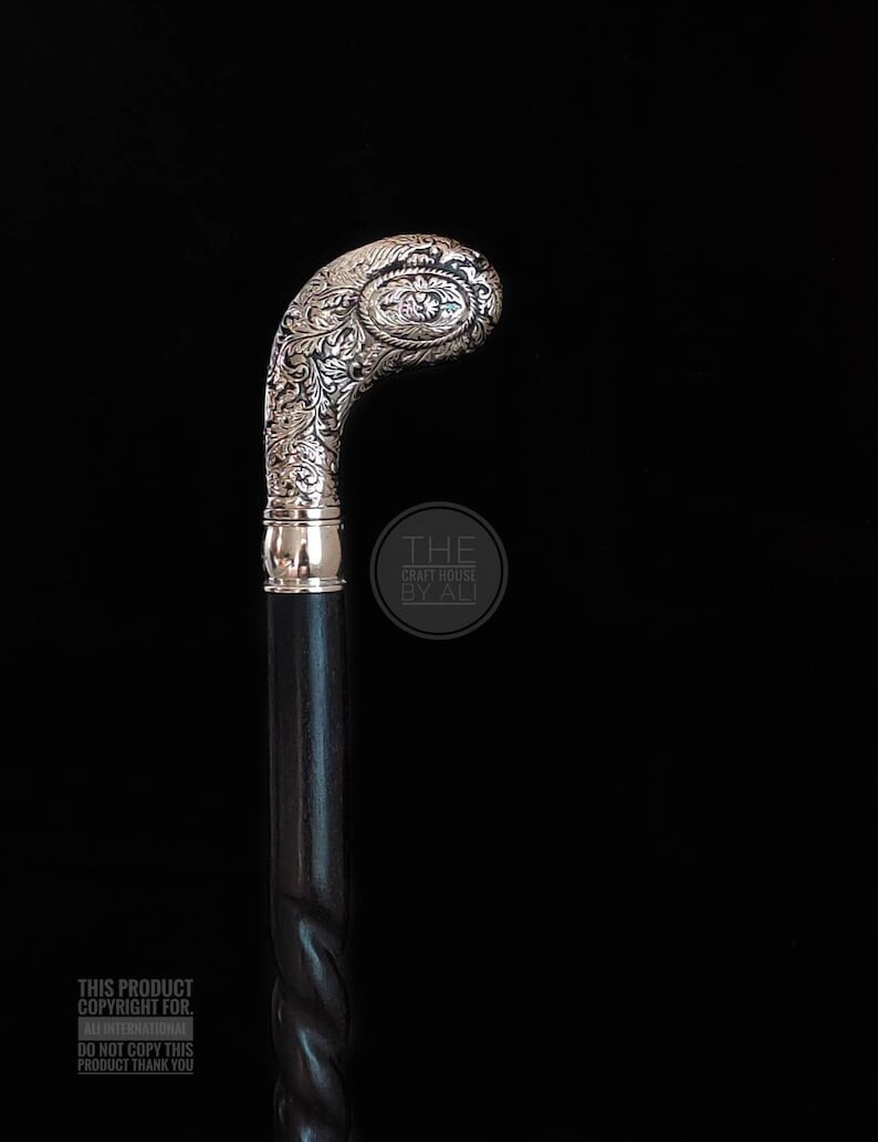 Golf Designer Solid Brass Head Handle Victorian W… - image 1