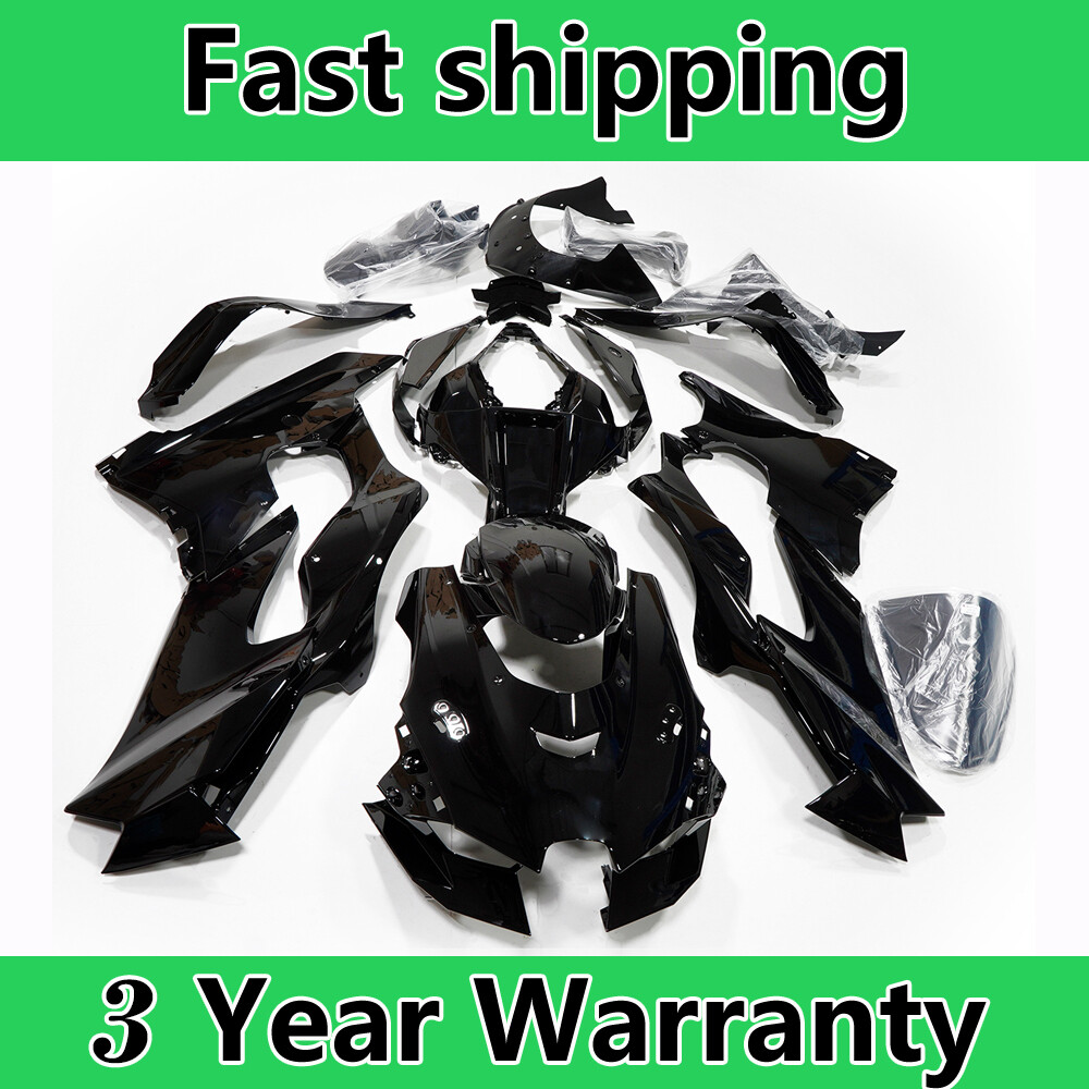 For 2021-2026 Kawasaki Ninja ZX10R Gloss Black Fairing Kit