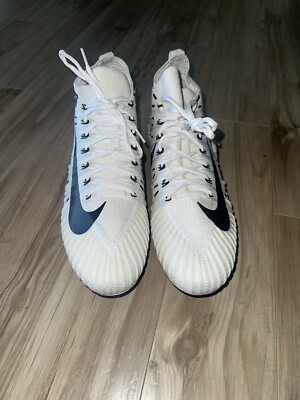 Size 15 Nike Alpha Menace Elite TD Football Cleats White Black 877141-100 New NEW NIKE CLEATS SIZE 15 ALPHA MENACE ELITE TD FOOTBALL  main image 2