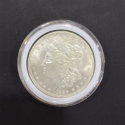 1889 - O Morgan Dollar $1 90% Silver Coin