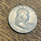 1962 D Franklin 90% Silver Half Dollar - Error Sunburst