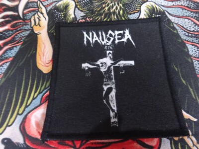 Nausea Band Patch Crust Grindcore Metal Wolfbrigade Amebix Discharge