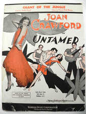 1929 Chant of the Jungle Vintage Sheet Music ...