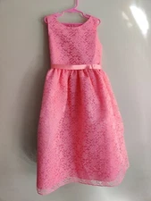 Sophia Young Design Limited Size 10 Pink Orange Communion Special Occasion Dress