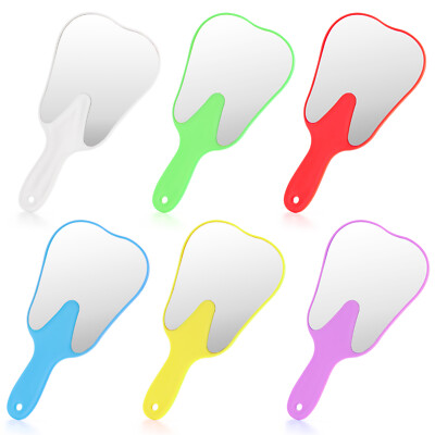 Specchio Dentale AZDENT Infrangibile – Manico Palmare A Forma Di Dente In Plastica
