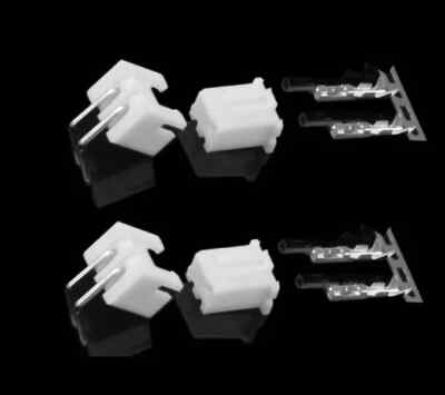 20sets 2pin XH2.54 Right Angle male connector+Terminal+female pin