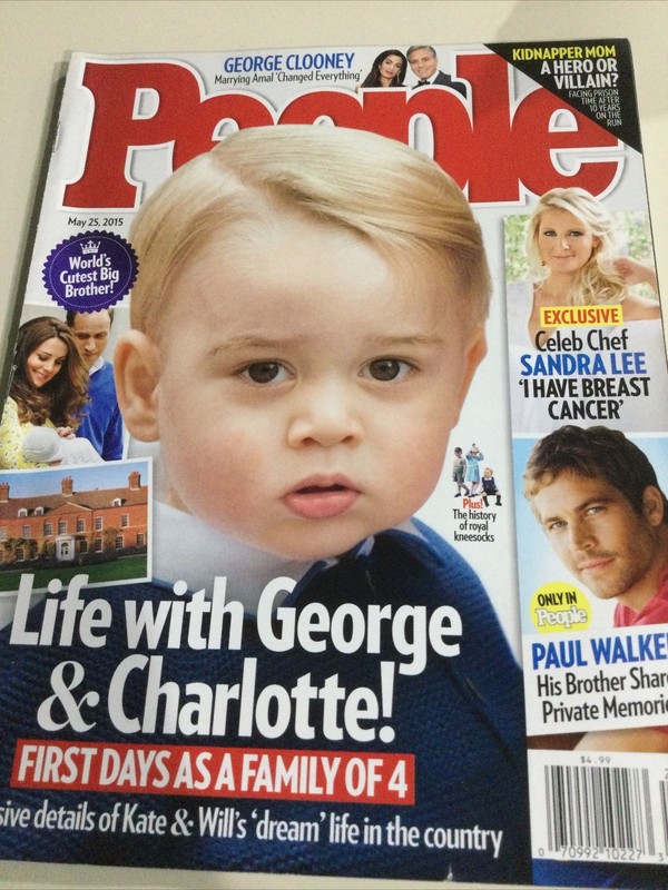 people magazine Life with George & Charlotte May 25 2015