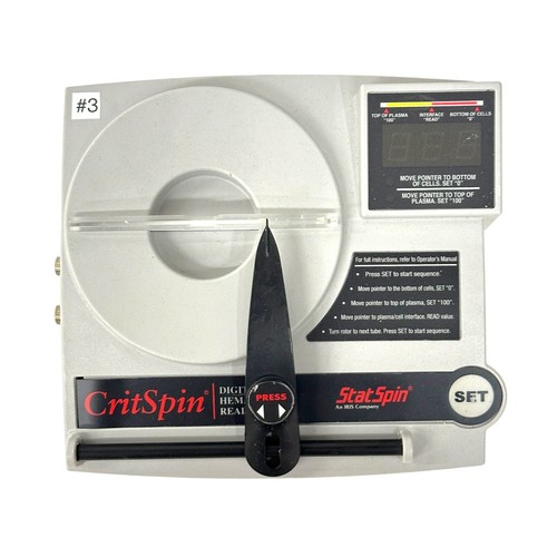 2020 Beckman Coulter CritSpin Statspin Digital Hematocrit Reader Lab Equipment - Picture 3 of 10