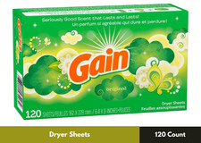 Gain Original Dryer Sheets, 120 Count