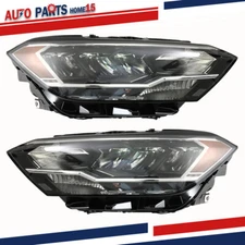 For Volkswagen Jetta 2019-2023 Non-Projector LED Headlights Headlamps Left+Right