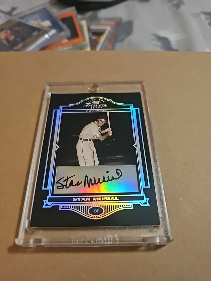 2004 Donruss Timeless Treasures Silver /25 Stan Musial Auto #78 HOF 🔥🔥🔥 - Image 4 of 4