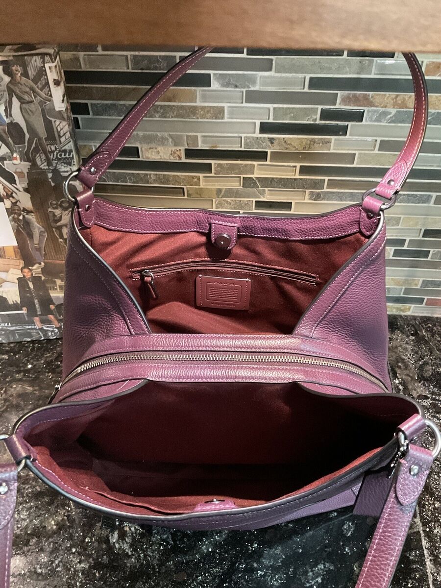 Coach (C6231) Kristy Pebbled Leather Triple Compartment Coach (C6231) Kristy Pebbled Leather Triple Compartment