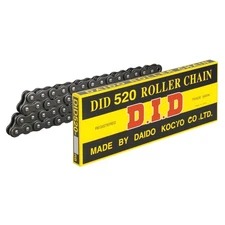D.I.D M520X120RB 520 Standard Series Non O-Ring Chain - 120 Links (Natural)