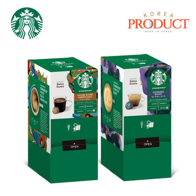 STARBUCKS Nescafe Dolce Gusto 60 Pods (Espresso Roast, House Blend)