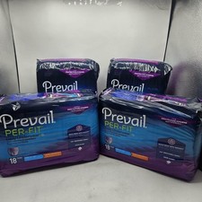 Prevail Per-Fit for Women Daily Protective Disposable Adult Diaper Large 72 Cnt