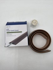 4FT Cord Cover Floor, Extension Brown Cord Hider Floor, Power Cable Cover Cord P