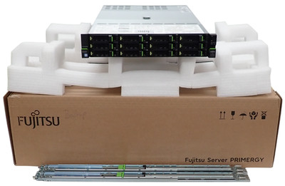 NEU Fujitsu Primergy RX2540 M5 2x 8C Gold 5217 192GB RAM 74,88TB Speicher Server
