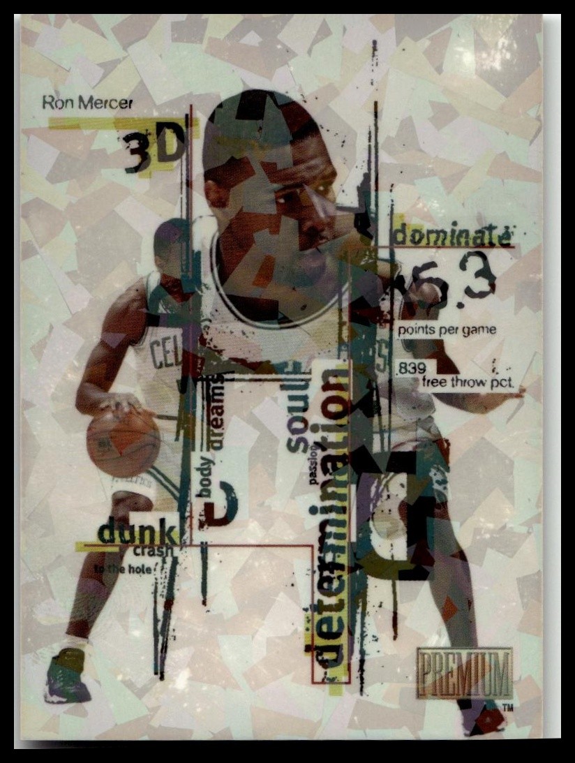 Ron Mercer 1998 Skybox Premium 3D 6 DDD