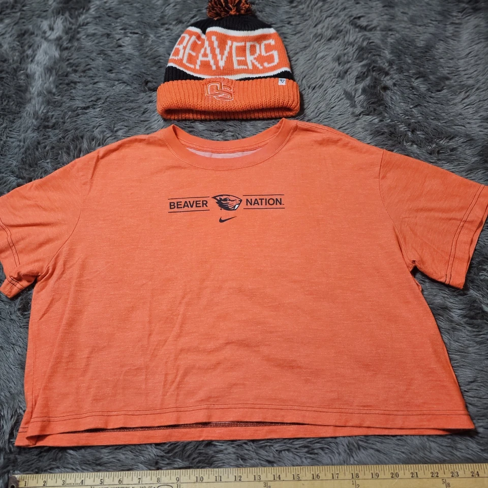  OREGON BEAVERS Talla Única Adultos Unisex Tejido Invierno Gorro Sombrero/Dri-Fit Nike XL  Foto 2 de 4