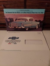Franklin Mint 1954 Chevrolet Bel Air Coupe Brochure Mailer Order Form Franklin Mint 1954 Chevrolet Bel Air Coupe Brochure Mailer Order Form