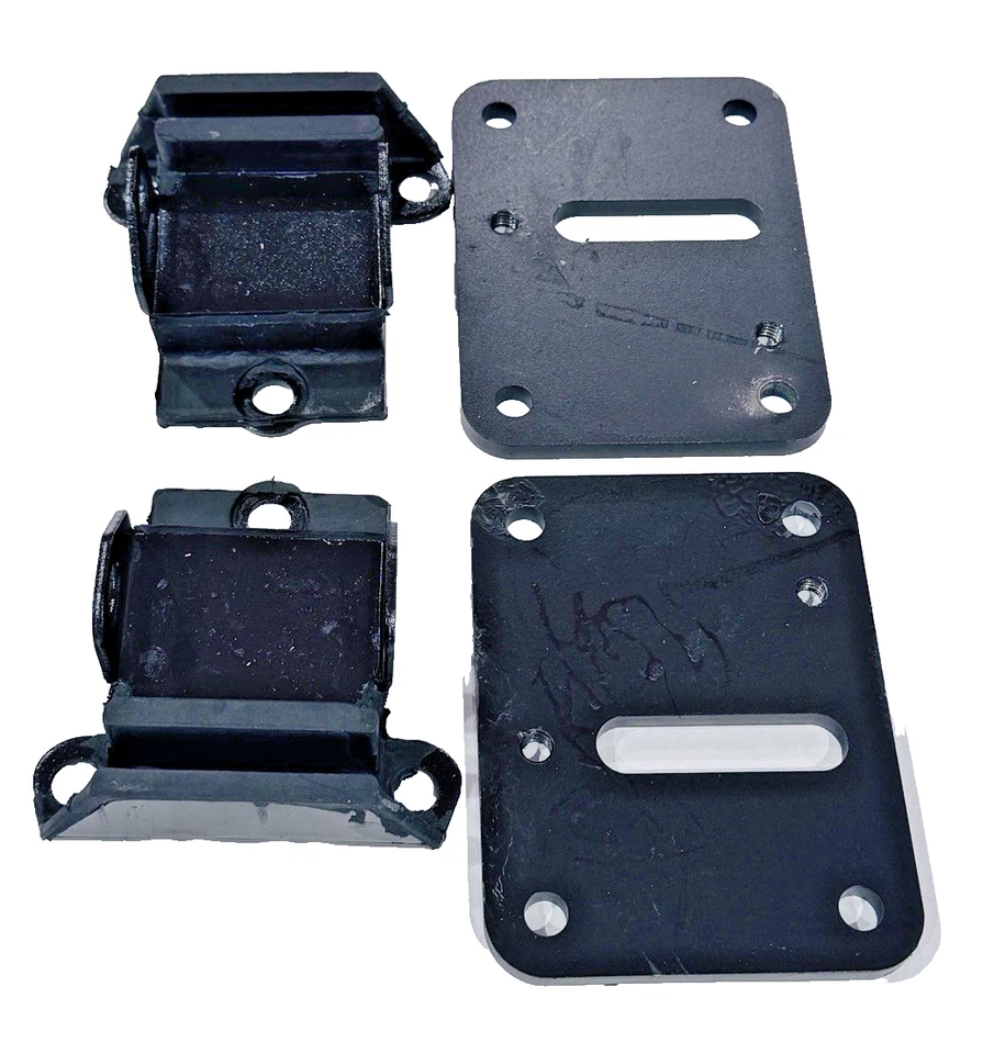 Trans Dapt Engine Mount Swap Kit For LS1 Chevy 1-3/4" in. Forward- Rubber Pads - Image 2 of 3