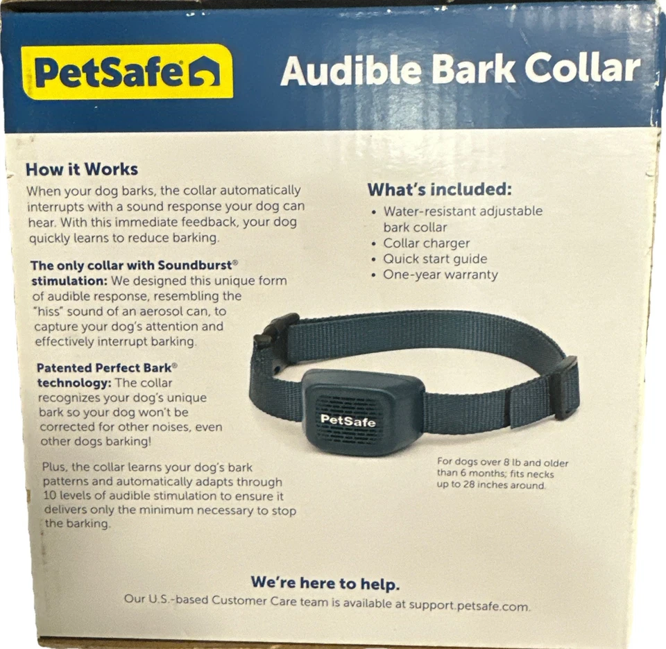 🐕PetSafe Audible Bark Collar- Reduces Excessive Barking PBC00-17281 8 lbs+ - Image 2 of 2