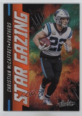 2021 Panini Absolute Star Gazing Spectrum Orange /50 Christian McCaffrey 0z9n