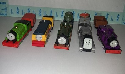 2013 Mattel Thomas And Friends Trackmaster Motorized Train Cars Mixed lot Of 10