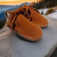 Authentic Baby Moccasins Size 4 Unisex