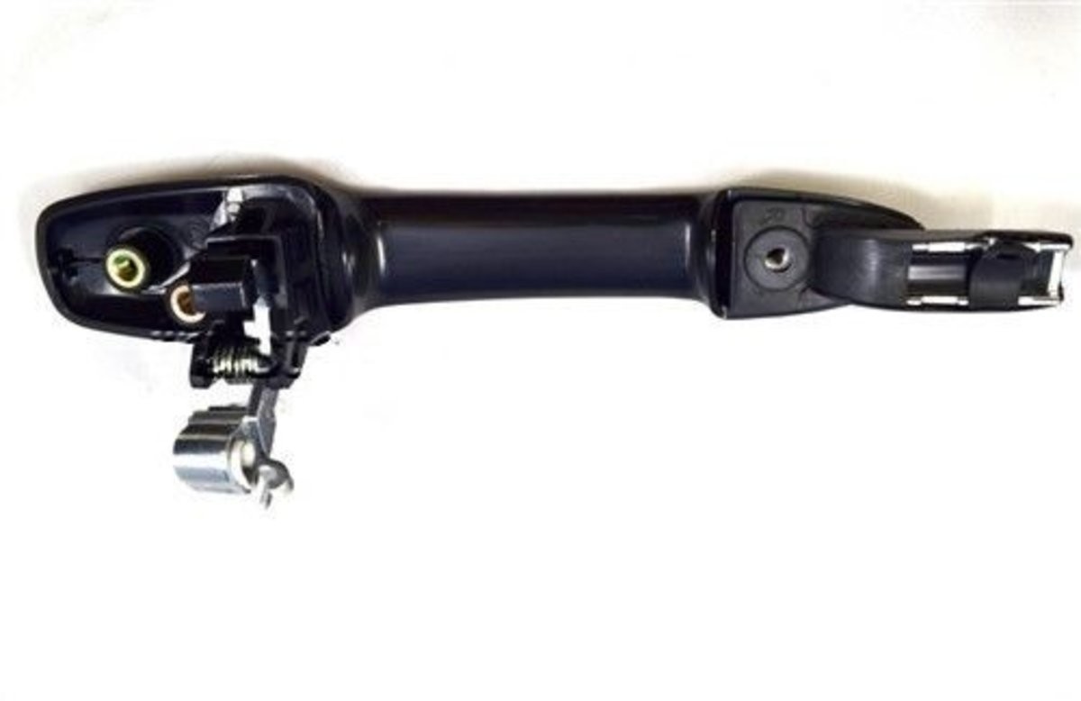 fits 2004 to 2009 Mazda 3 Exterior Door Handle Black Passenger
