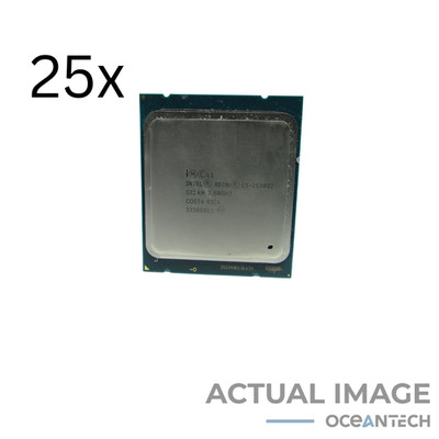 Lot of 25 Intel Xeon E5-2630 V2 SR1AM 2.6GHz LGA 2011 Server CPU