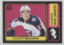 2018-19 O-Pee-Chee Retro Black 100/100 Sonny Milano #63 z7j