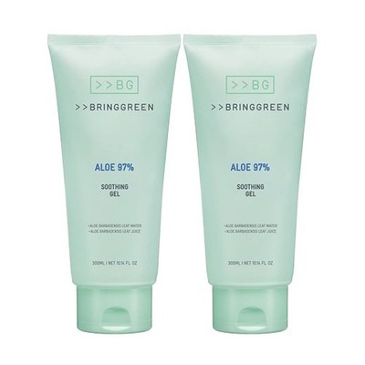 (BRING GREEN) Aloe 97% Soothing Gel Double Pack 1Pack (300mL x 2EA)