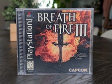 Breath of Fire III -Sony PlayStation 1 (1998) (SLUS-00422) Complete