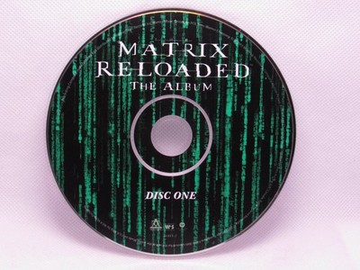 The Matrix Reloaded: The Album CD 2003 Soundtrack Disc 1 Rock Metal Maverick
