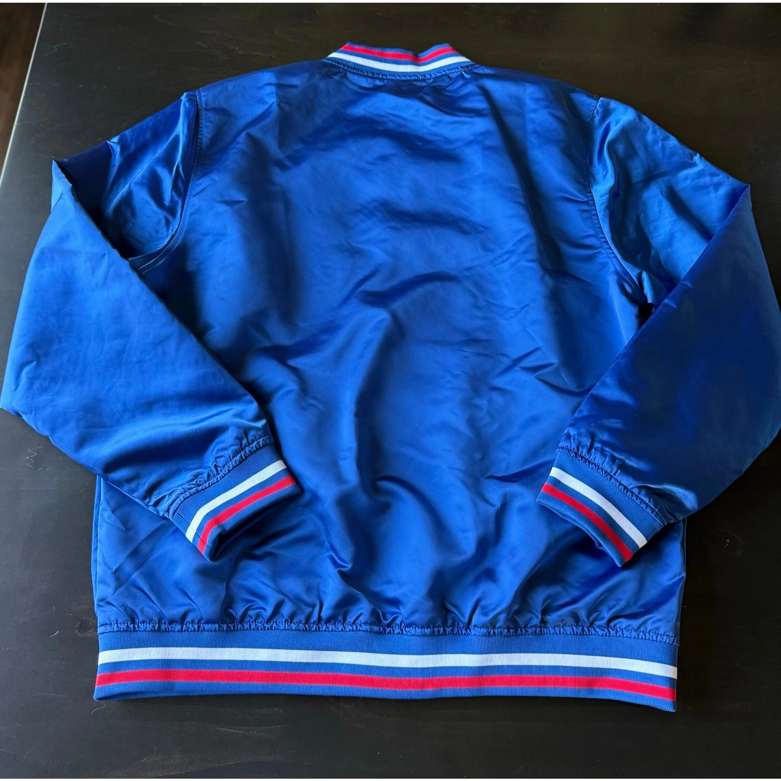 Stranger Things Costume WSQK Satin Bomber Jacket • 80s Hawkins Radio Cosplay XL - product detail image 14