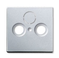 Busch Jaeger 2CKA001724A4262 1743-83 central disc aluminium for antenna socket 2 hole