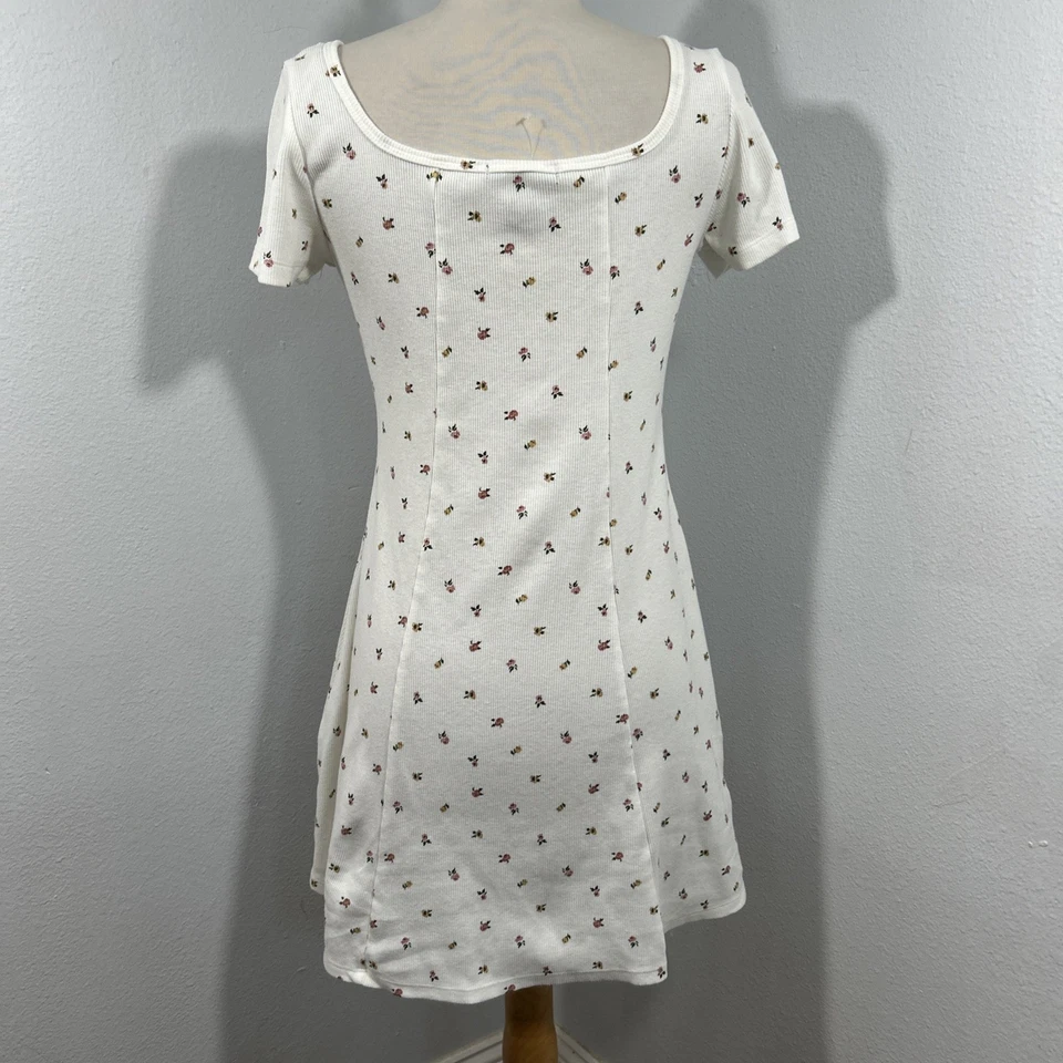 Mini Vestido Forever 21 Mujer M Floral Babydoll Kawaii Himekaji Gyaru Cottagecore Foto 4 de 4