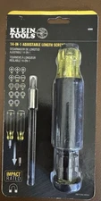 Klein Tools 32303 14-in-1 Multi-Bit Adjustable Length Screwdriver