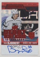 2019-20 Credentials Debut Ticket Access Autos Red 21/65 Tobias Bjornfot Auto i9y