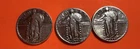Standing Liberty Quarter Silver 25C Lot 1926 1927 1928 Almost Uncirculated AU