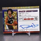 Dylan Harper 2025-26 NBA Hoops Rookie Signatures Pixel Burst Gold 9/50 Spurs TF1
