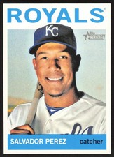 2013 Topps Heritage Salvador Perez #255 Kansas City Royals