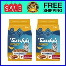 2 pack, Blue Buffalo Tastefuls Salmon Irresistible Gravy Experience, 5 Pound Bag